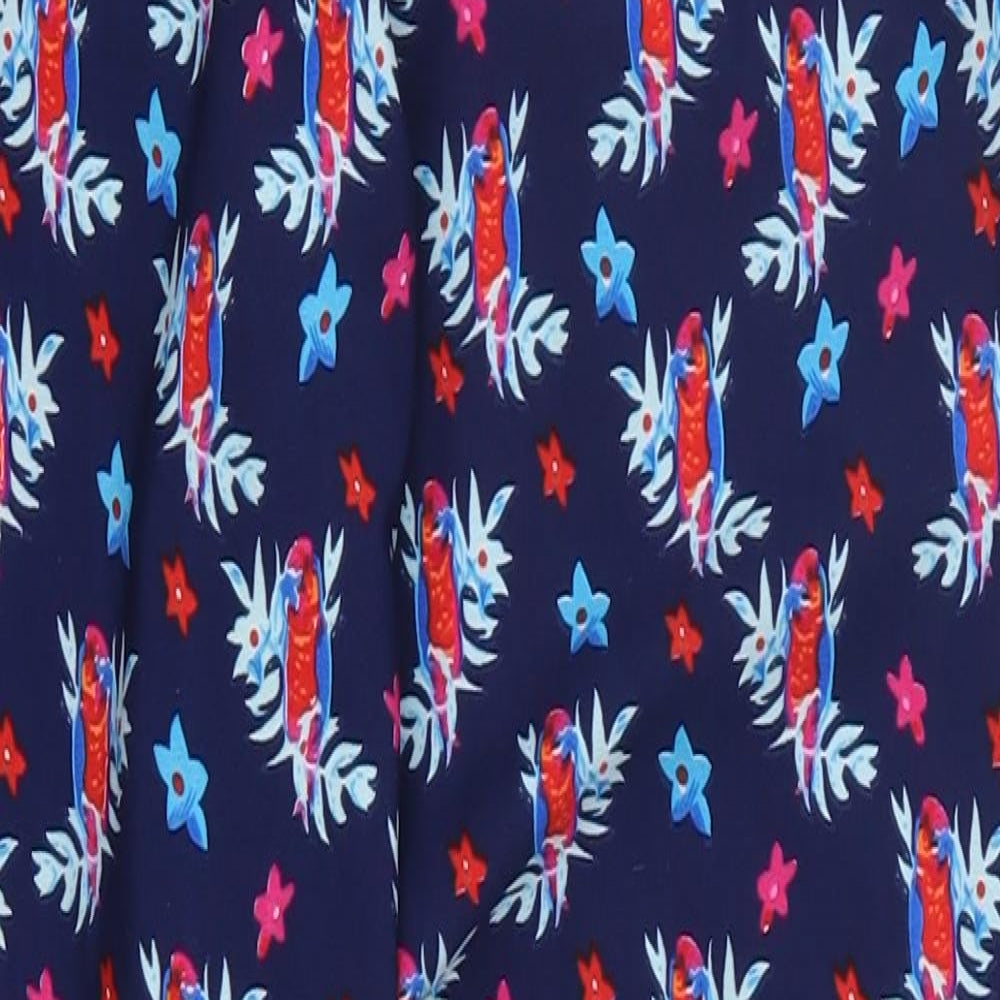New Look Girls Blue Floral  Bloomer Trousers Size 9 Years - Birds