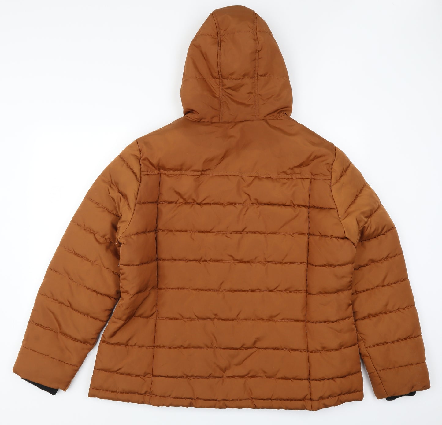 Papaya Womens Brown   Puffer Jacket Coat Size 20
