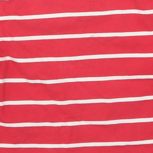 Matalan Boys Red Striped  Basic T-Shirt Size 2-3 Years