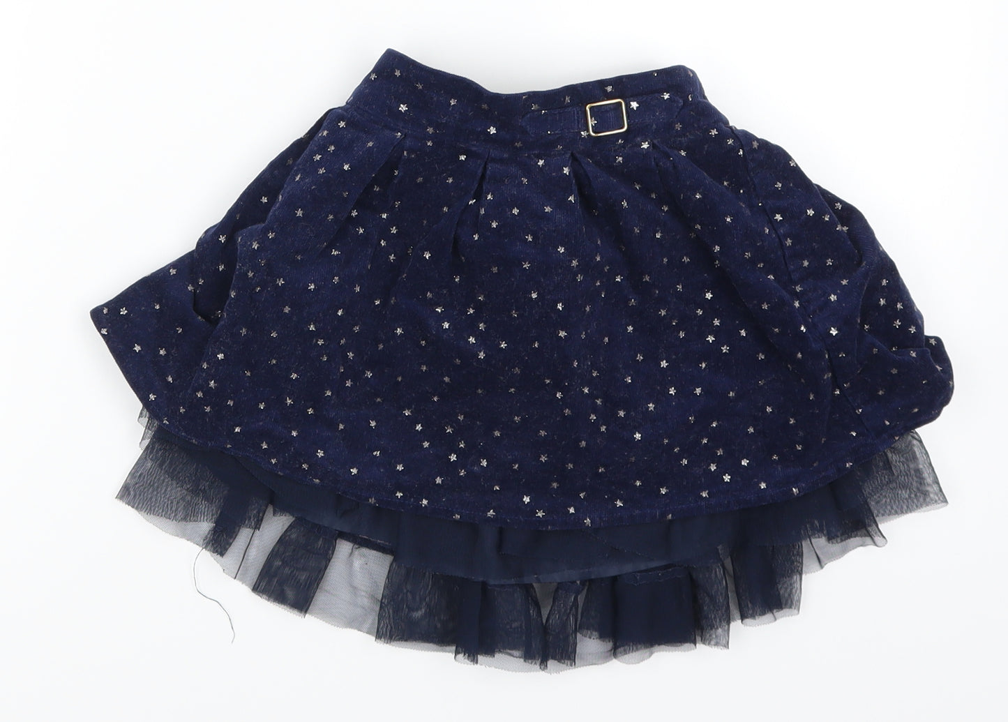 Nutmeg Girls Blue Geometric  Skater Skirt Size 2-3 Years - Stars