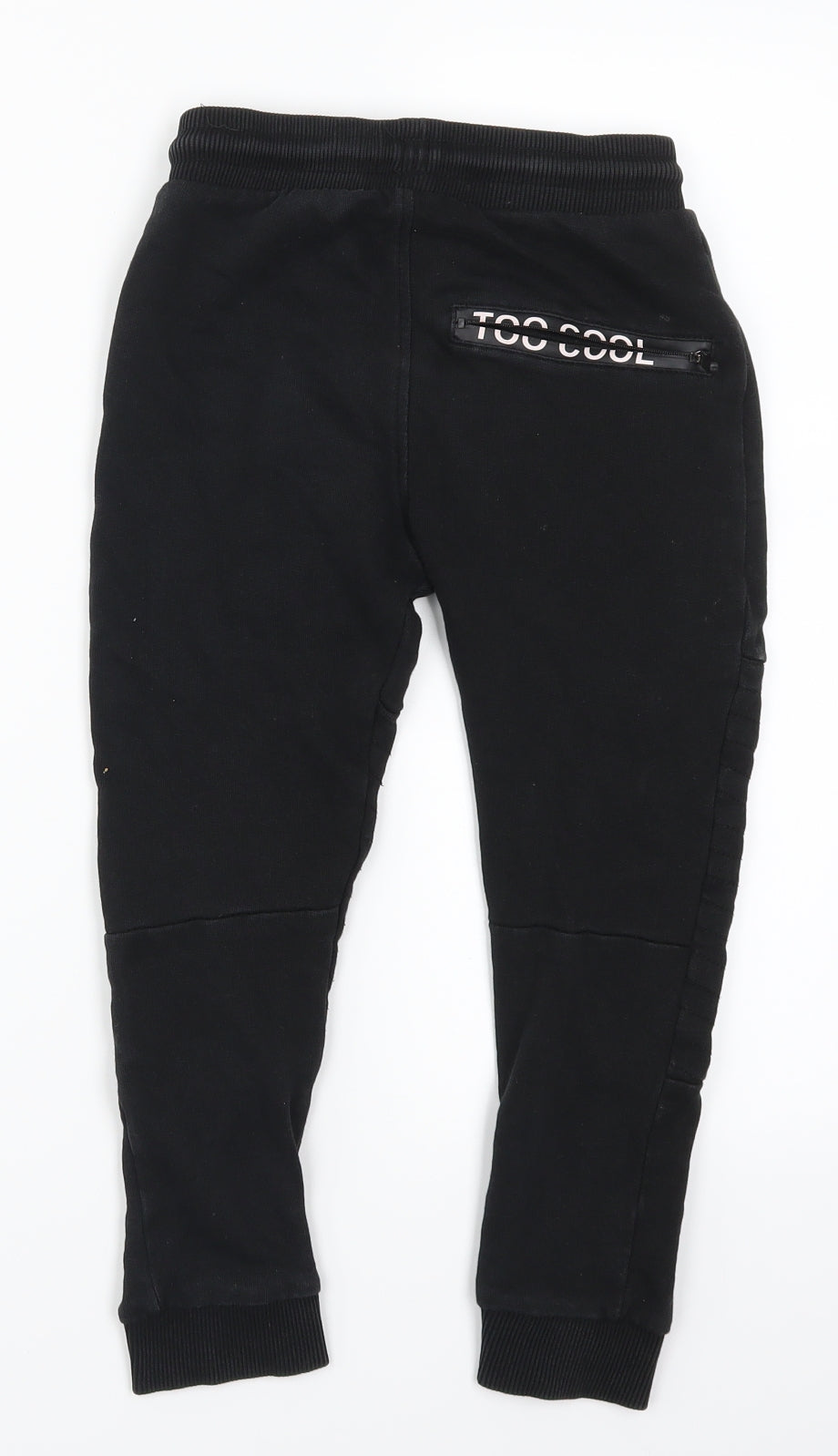 Nutmeg Girls Black   Sweatpants Trousers Size 5-6 Years - Too Cool