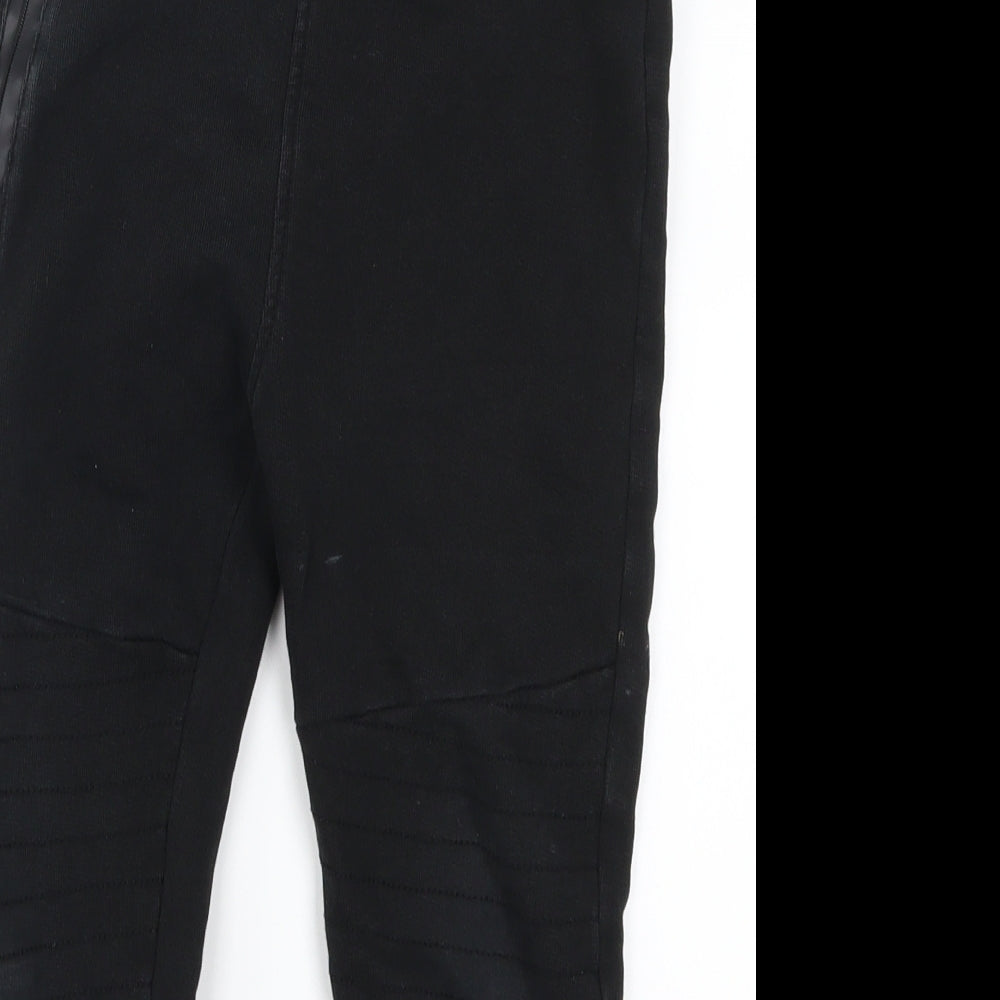 Nutmeg Girls Black   Sweatpants Trousers Size 5-6 Years - Too Cool