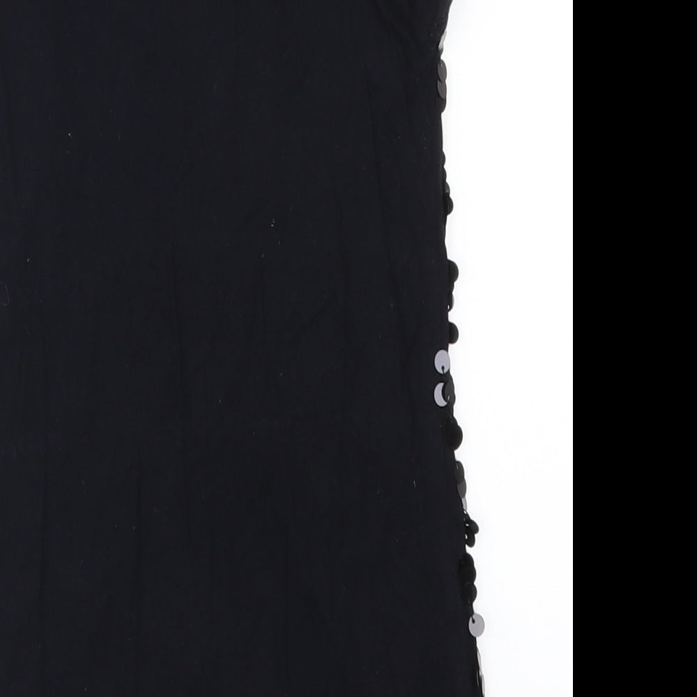 NEXT Girls Black   T-Shirt Dress  Size 8 Years