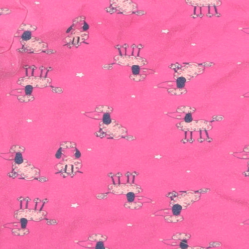 George Girls Pink Solid  Cami Pyjama Top Size 18-24 Months  - Poodle Print
