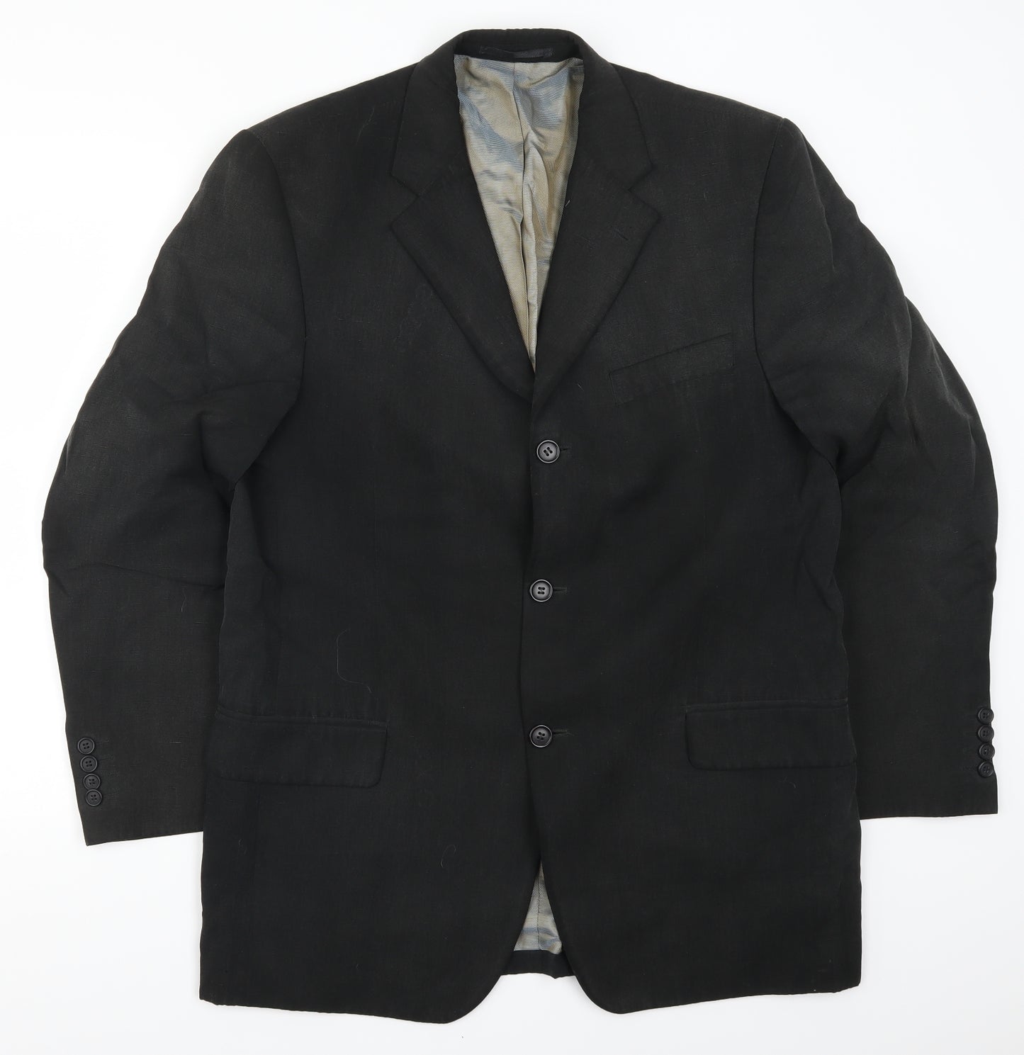 Fellini Mens Grey   Jacket Suit Jacket Size 40