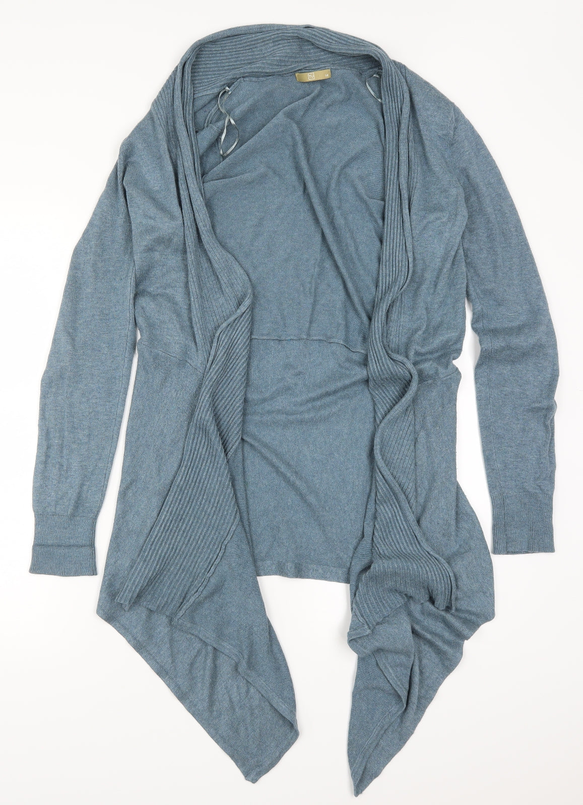 TU Womens Blue   Cardigan Jumper Size 14