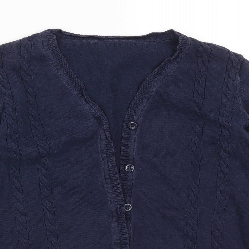 George Girls Blue   Cardigan Jumper Size 12-13 Years
