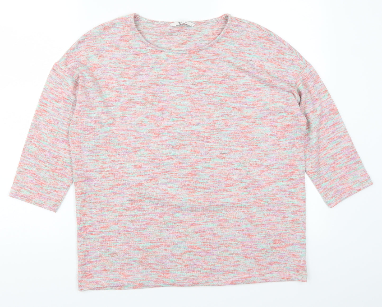TU Womens Pink   Pullover Jumper Size 12  - Green