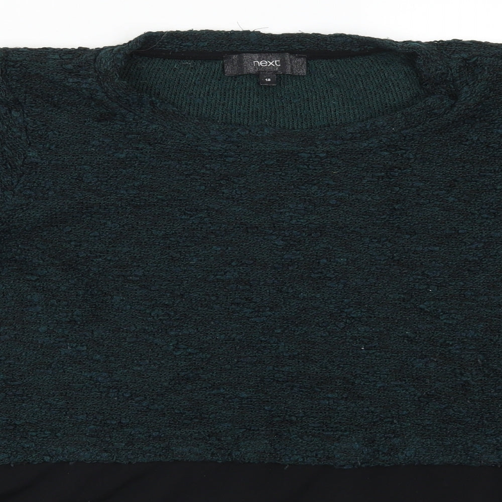 NEXT Womens Green   Pullover Jumper Size 18