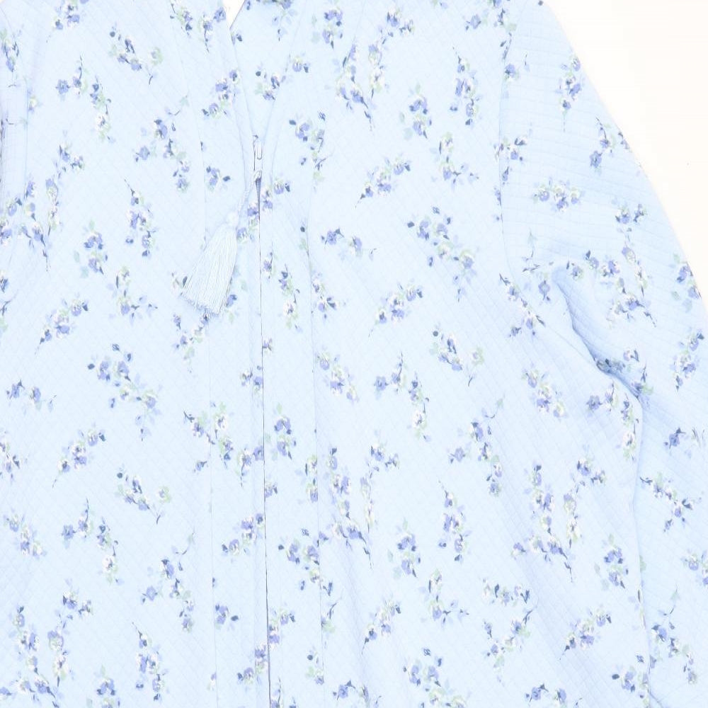 Marks and Spencer Womens Blue Floral  Top Dress Size 24