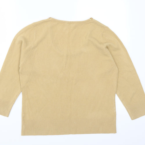XE Womens Beige   Pullover Jumper Size XL