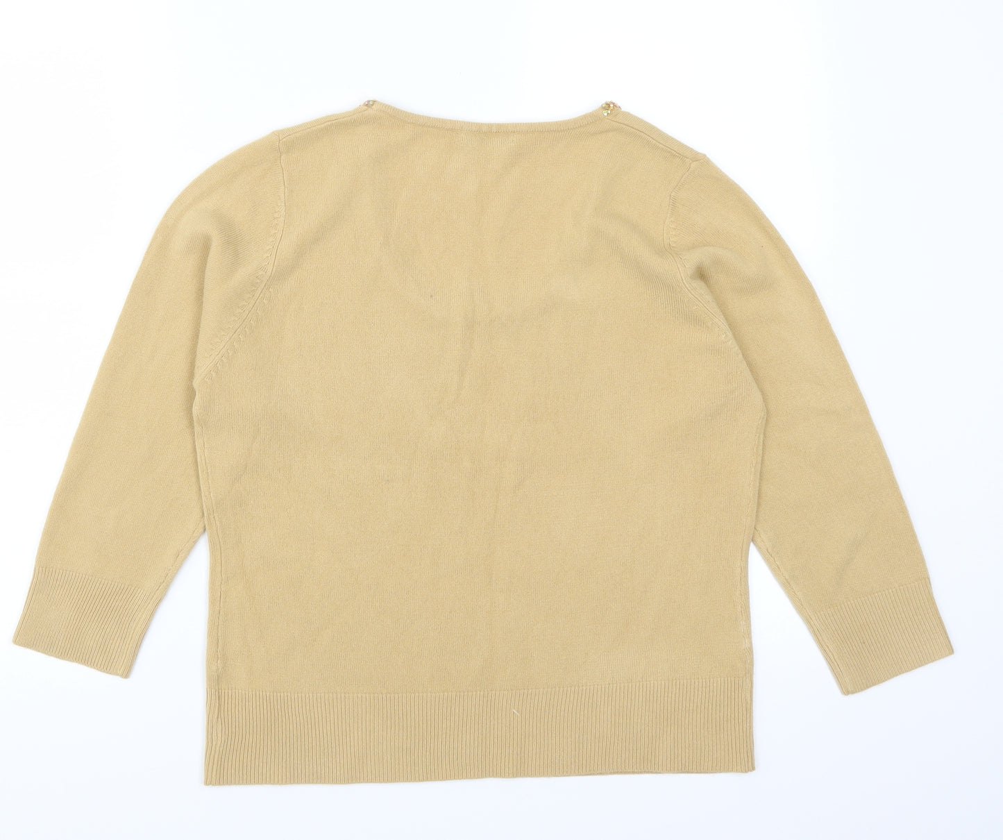 XE Womens Beige   Pullover Jumper Size XL