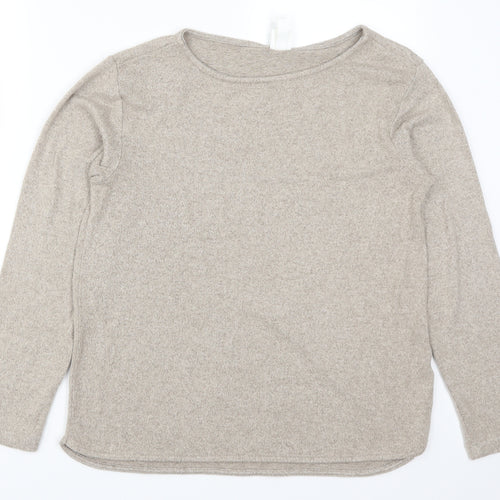 H&M Womens Beige   Pullover Jumper Size S