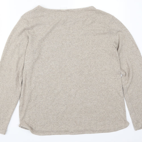H&M Womens Beige   Pullover Jumper Size S