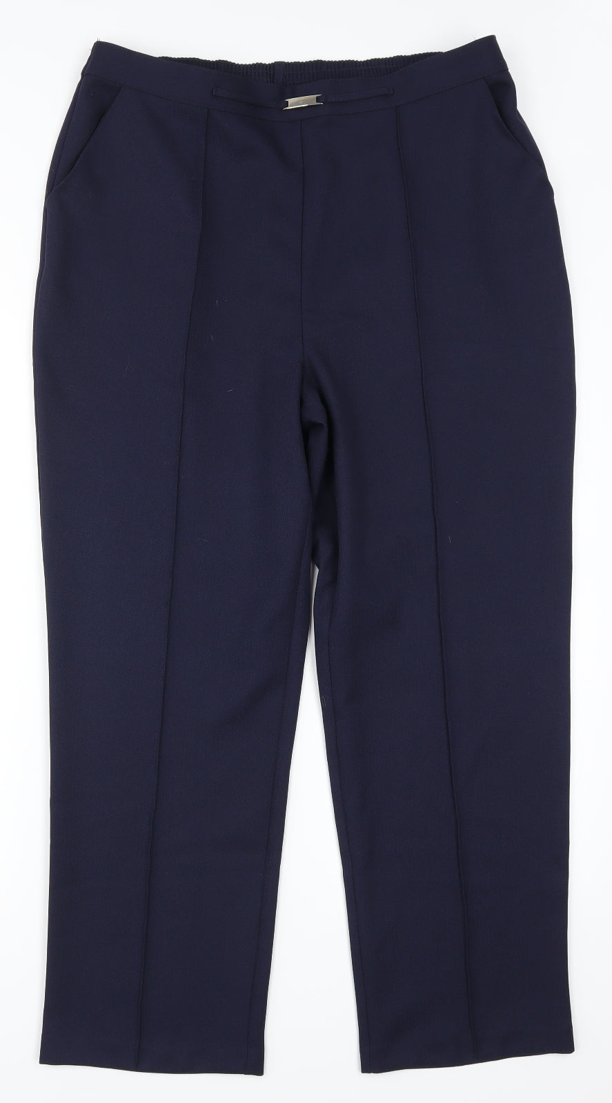 Papaya Womens Blue   Trousers  Size 14 L26 in