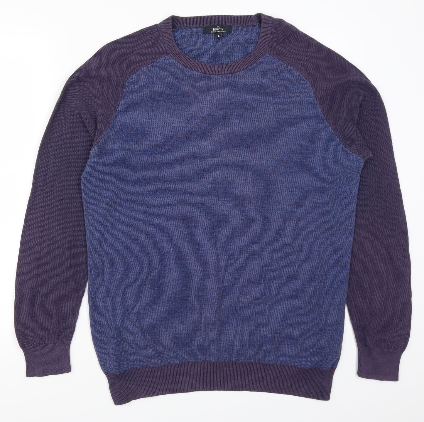 Matalan Mens Purple   Pullover Jumper Size L  - Blue
