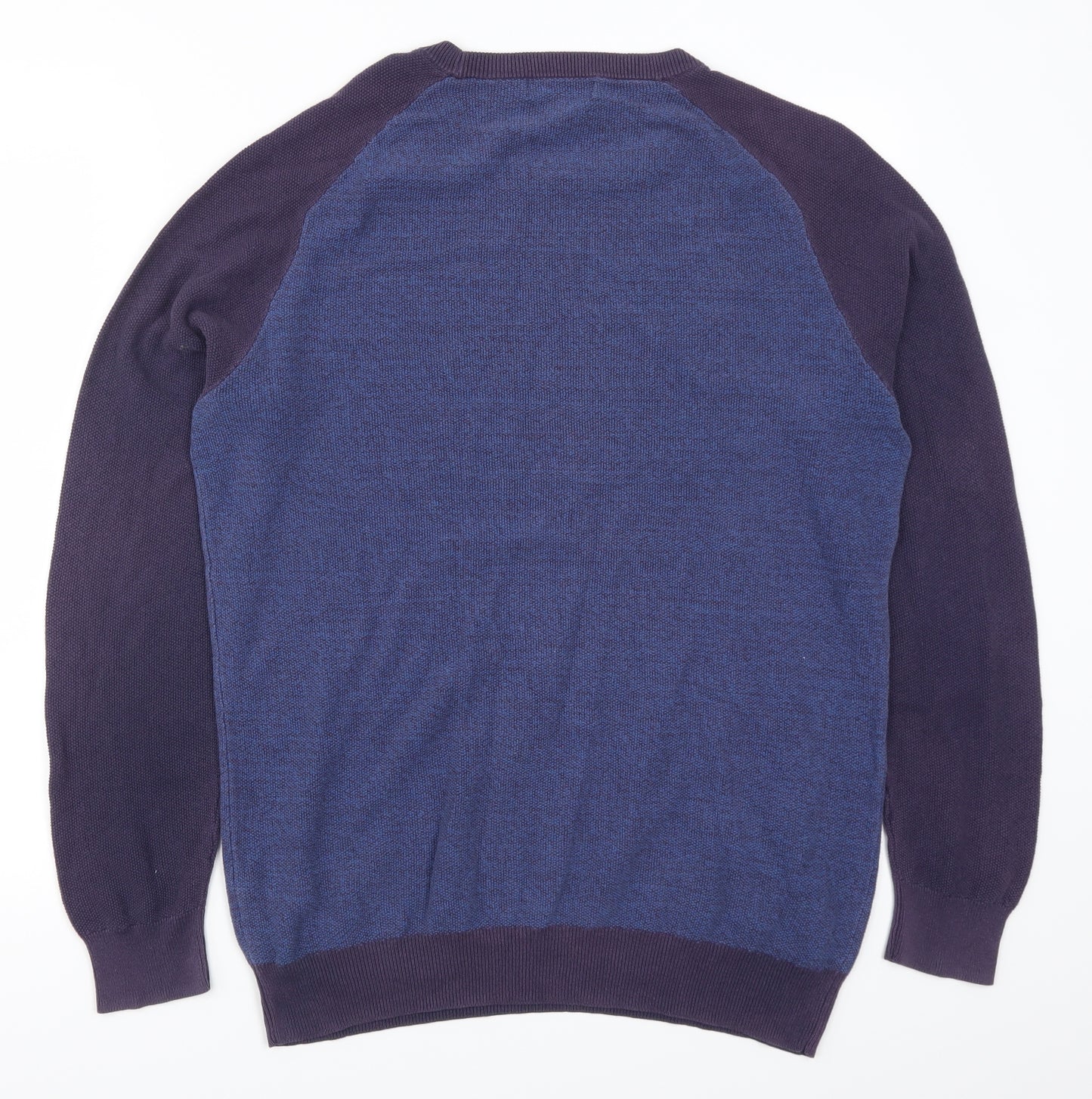 Matalan Mens Purple   Pullover Jumper Size L  - Blue