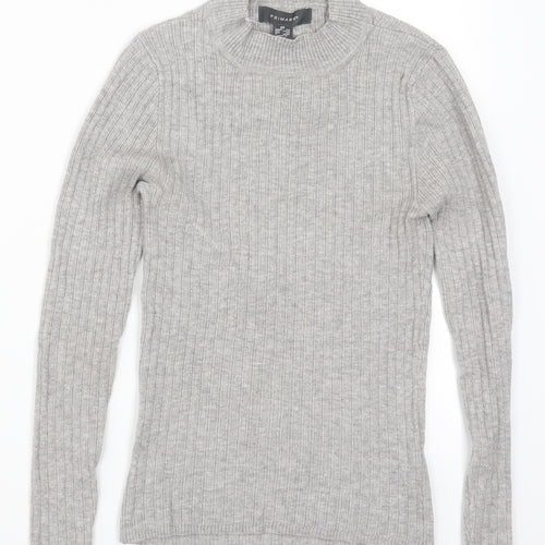Primark Womens Grey   Pullover Jumper Size 6
