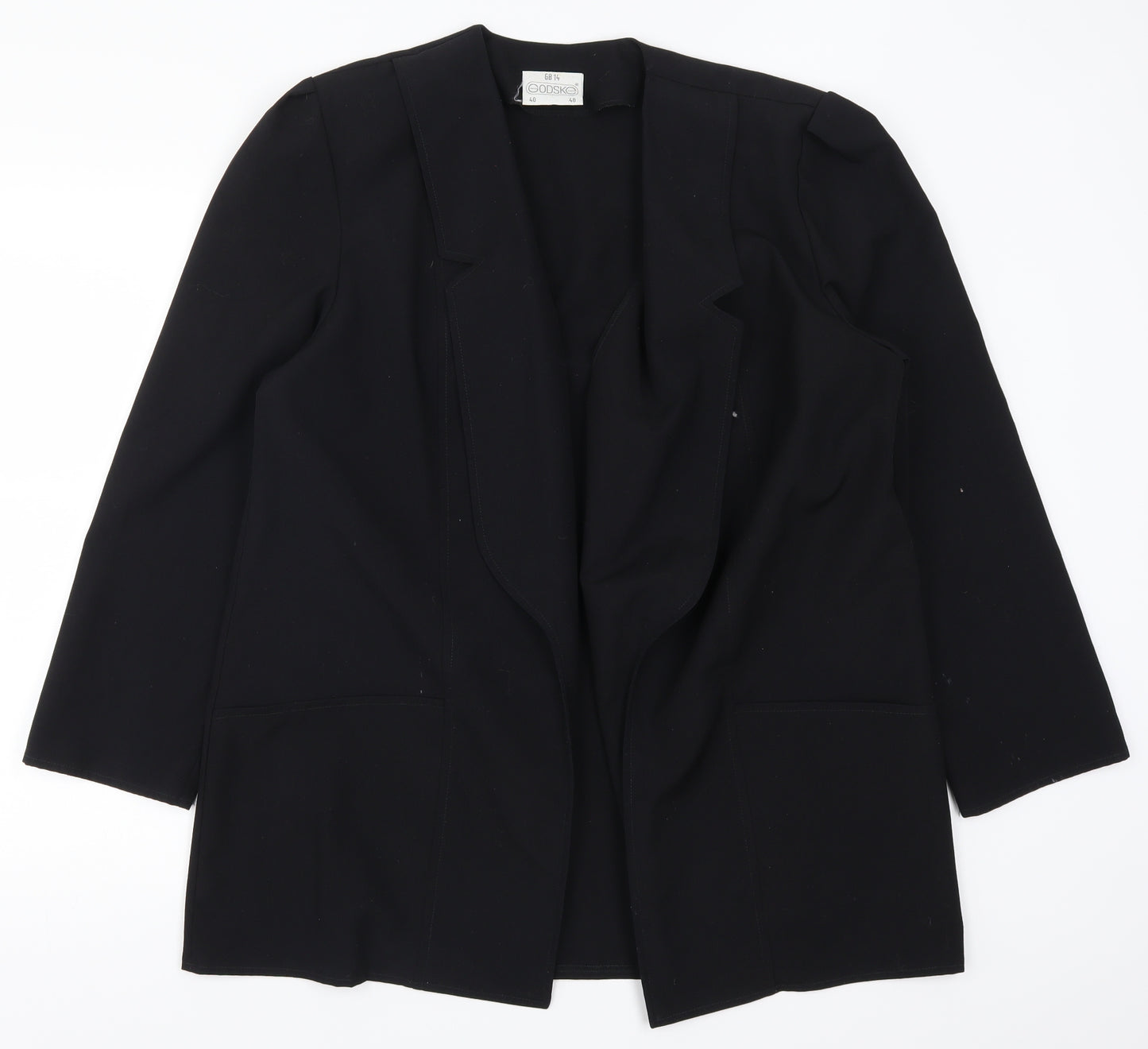 Godske Womens Black   Jacket Blazer Size 14