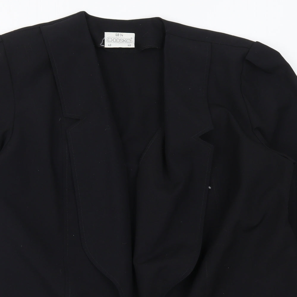 Godske Womens Black   Jacket Blazer Size 14
