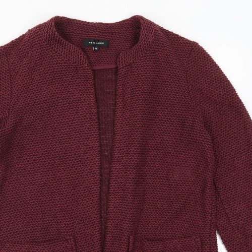 New Look Womens Red   Cardigan Jumper Size 12