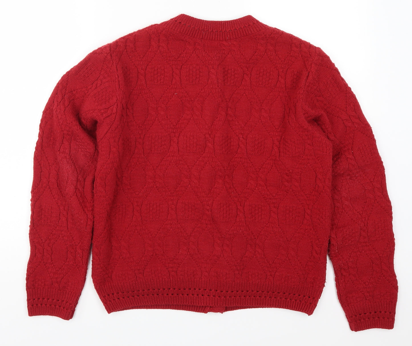 Beaumonde Womens Red   Cardigan Jumper Size 14