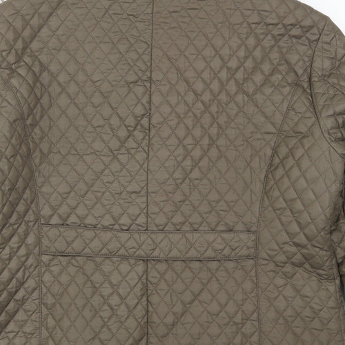 Berry Kay Womens Green   Quilted Coat Size 18