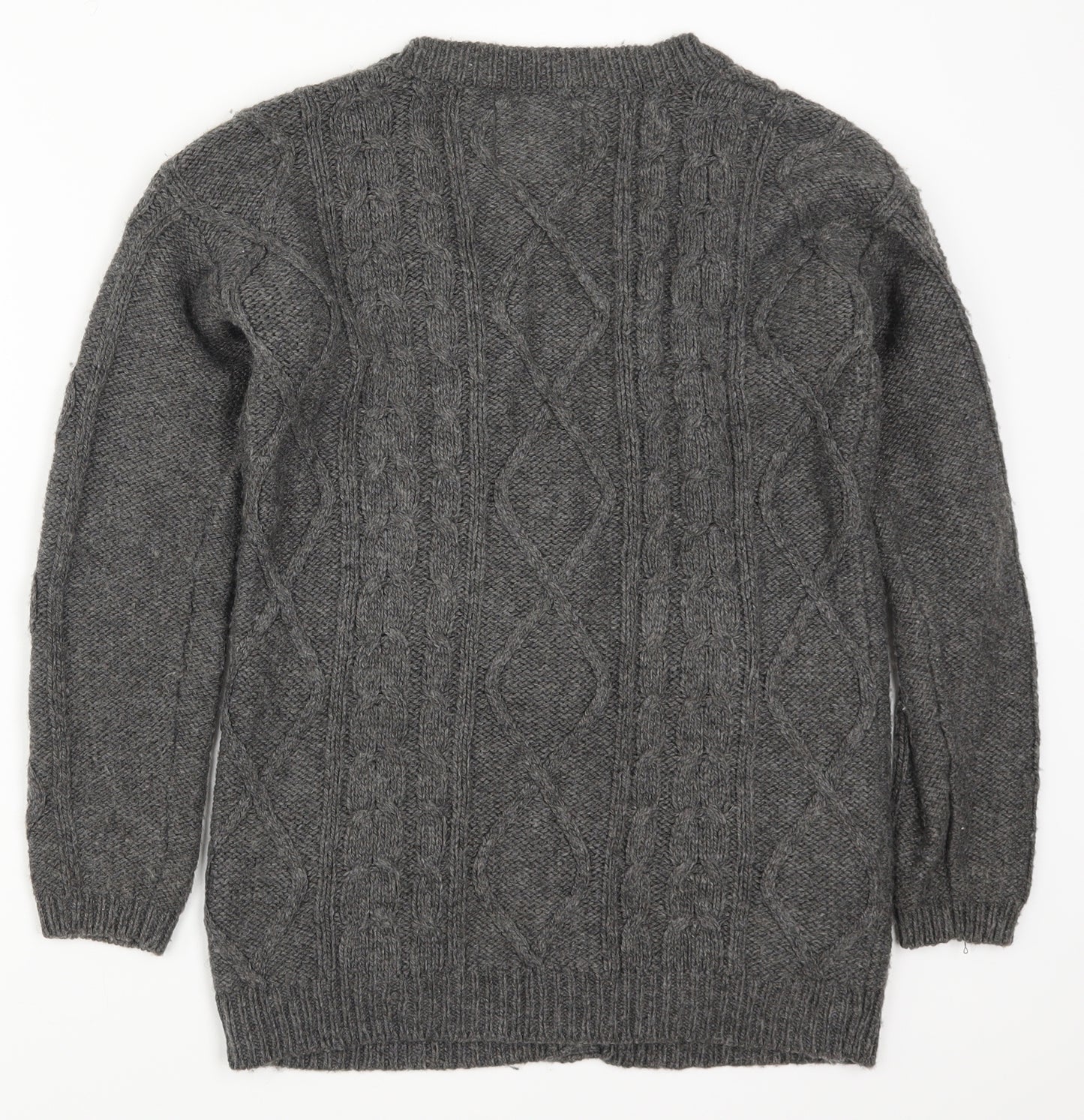 Papaya Womens Grey   Cardigan Jumper Size S