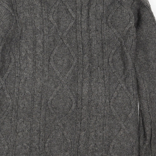 Papaya Womens Grey   Cardigan Jumper Size S