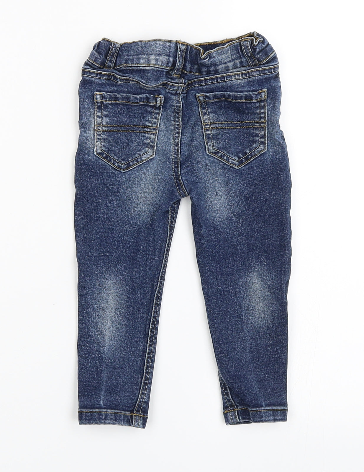 Primark Boys Blue  Denim Capri Jeans Size 12-18 Months