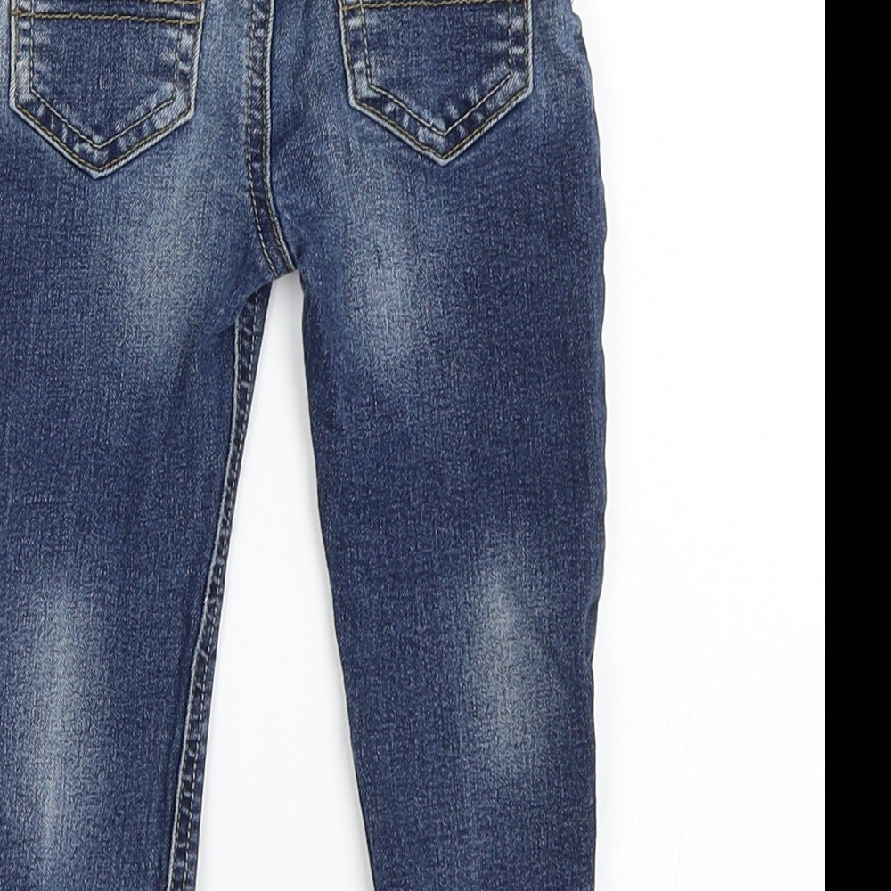 Primark Boys Blue  Denim Capri Jeans Size 12-18 Months