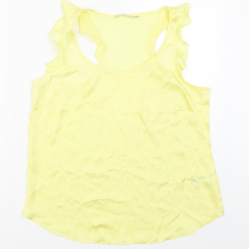 Red Herring Womens Yellow   Basic Blouse Size 12