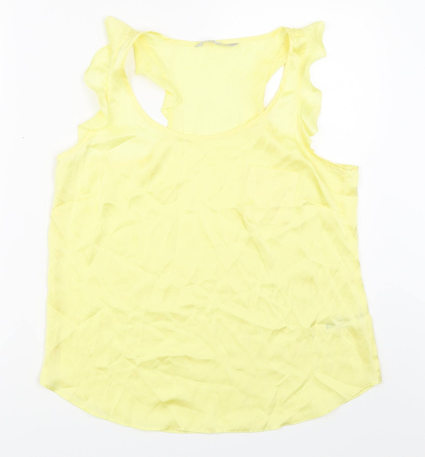 Red Herring Womens Yellow   Basic Blouse Size 12