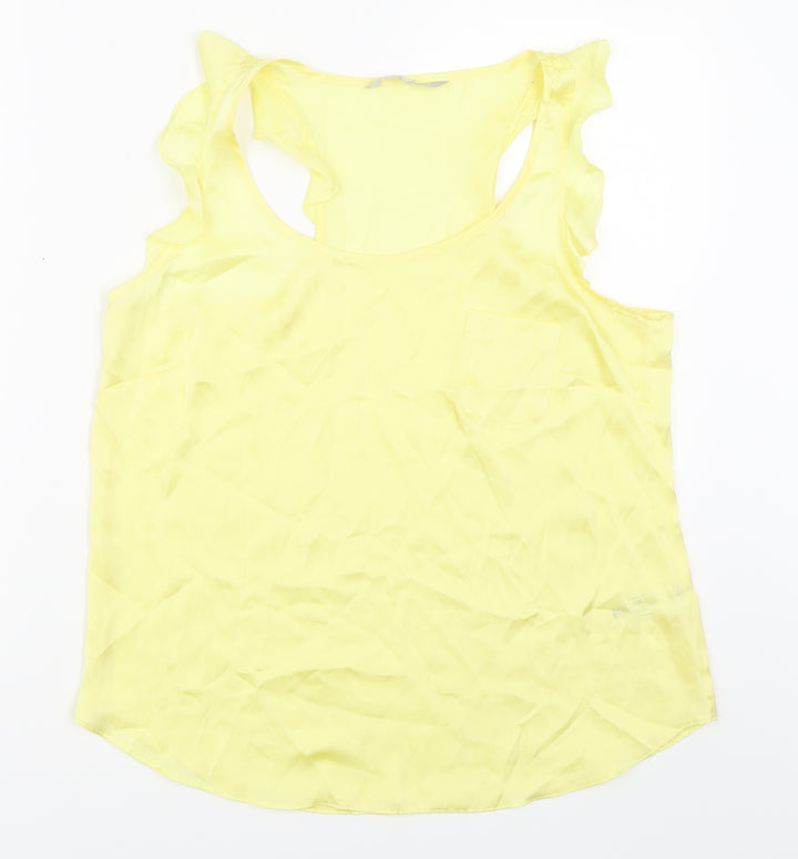 Red Herring Womens Yellow   Basic Blouse Size 12