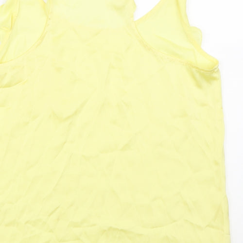 Red Herring Womens Yellow   Basic Blouse Size 12