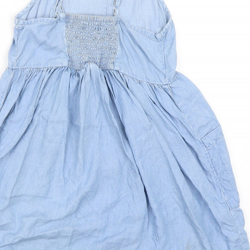 Primark Girls Blue  Denim Fit & Flare  Size 7-8 Years
