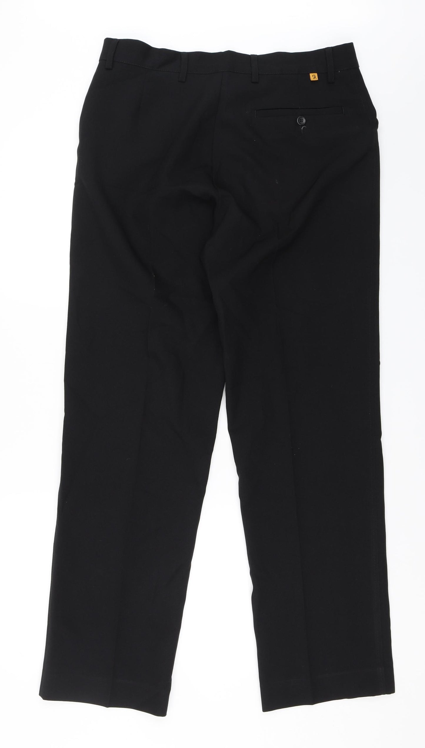 Farah Mens Black   Trousers  Size 34 in L31 in