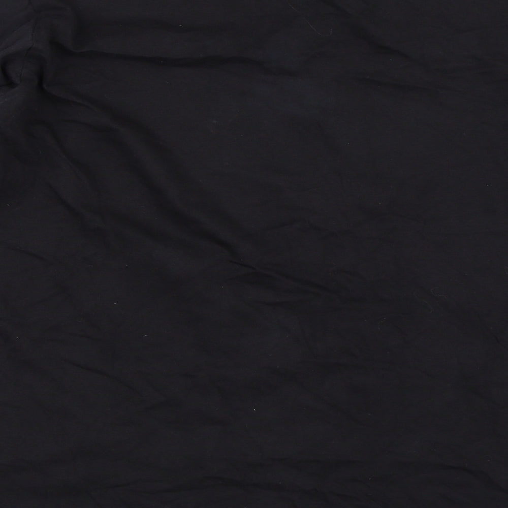 Matalan Boys Black   Basic T-Shirt Size 12-13 Years