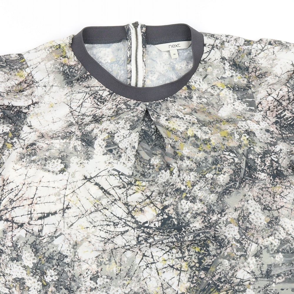 NEXT Womens Grey   Basic T-Shirt Size 14