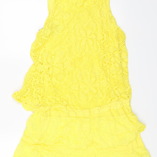 Beni-Basket Womens Yellow   Mini  Size L