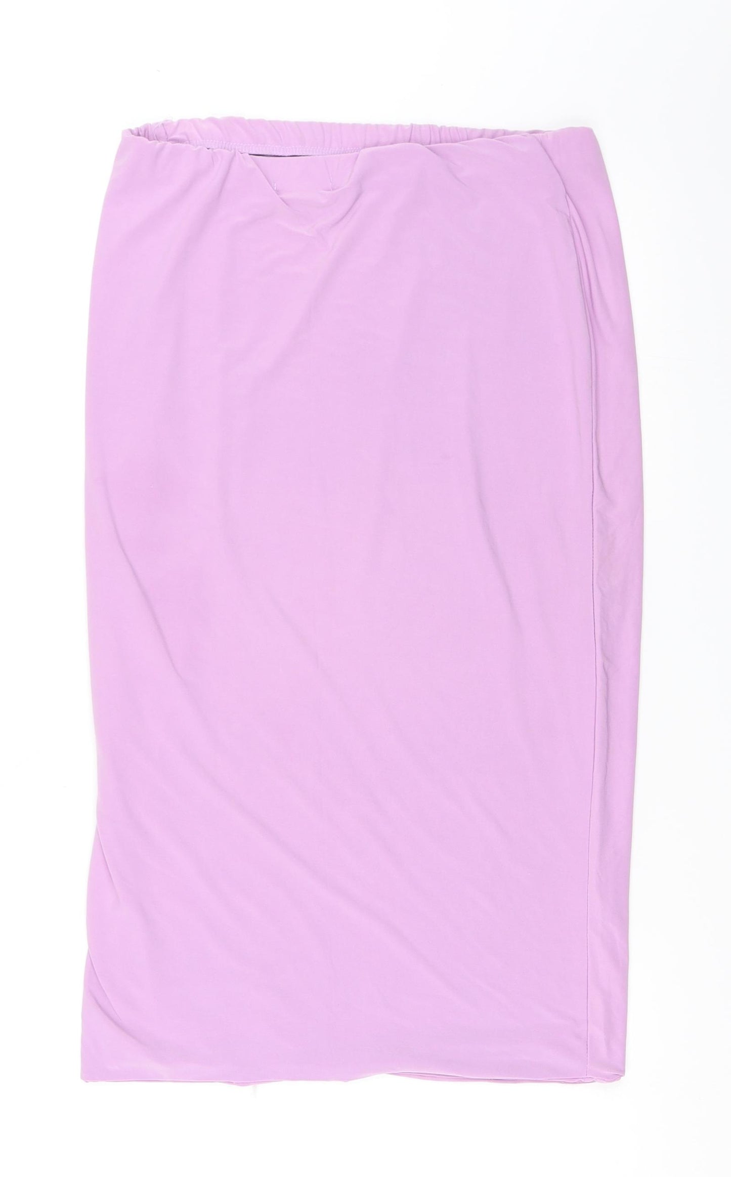 PRETTYLITTLETHING Womens Purple   Straight & Pencil Skirt Size 14