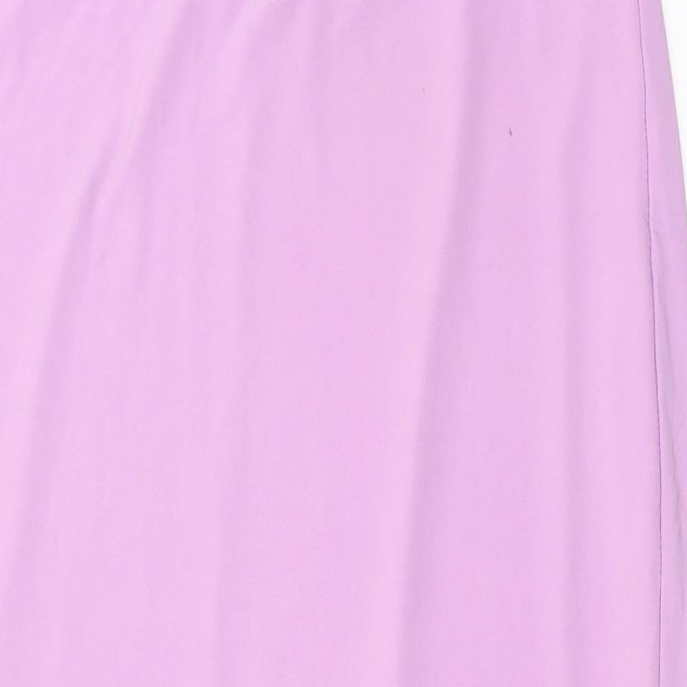 PRETTYLITTLETHING Womens Purple   Straight & Pencil Skirt Size 14