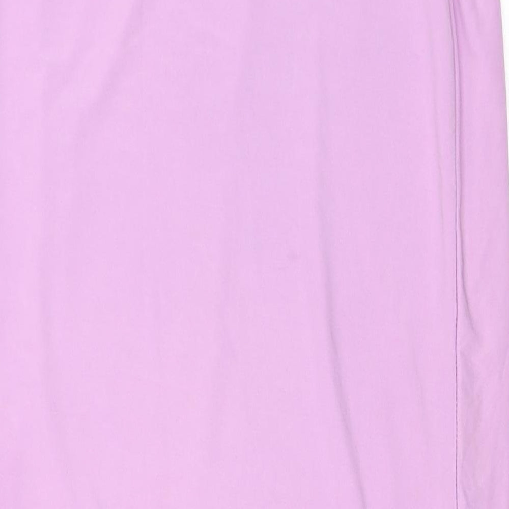 PRETTYLITTLETHING Womens Purple   Straight & Pencil Skirt Size 14