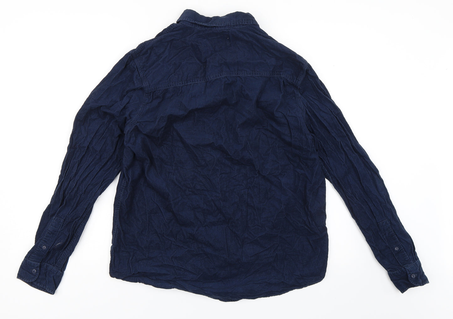 Cedar Wood State Mens Blue  Corduroy  Button-Up Size M