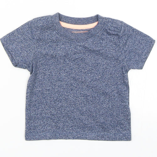 Earlydays Boys Blue   Basic T-Shirt Size 6-9 Months