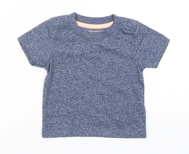 Earlydays Boys Blue   Basic T-Shirt Size 6-9 Months