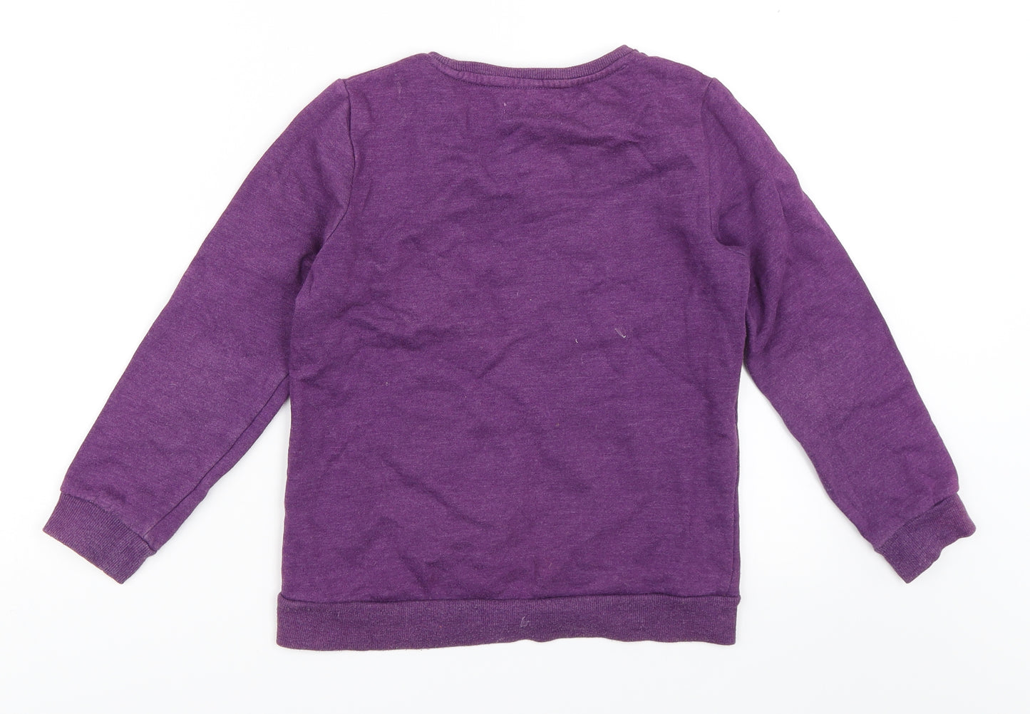 F&F Girls Purple   Pullover Sweatshirt Size 9-10 Years