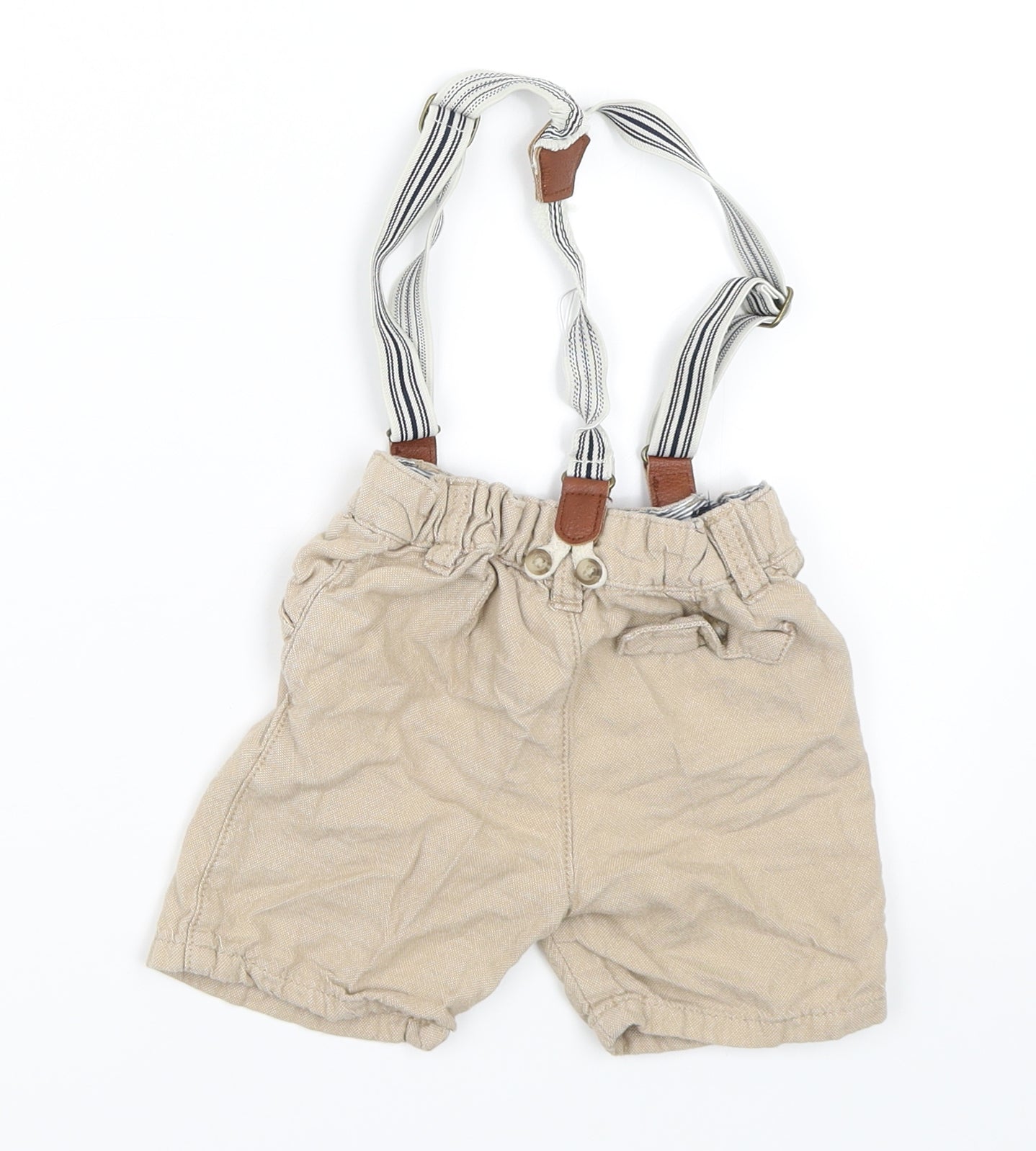 Matalan Boys Beige   Capri Trousers Size 18-24 Months