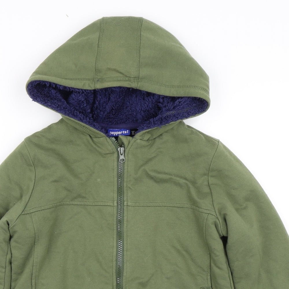 Pepperts! Boys Green   Pullover Hoodie Size 10-11 Years