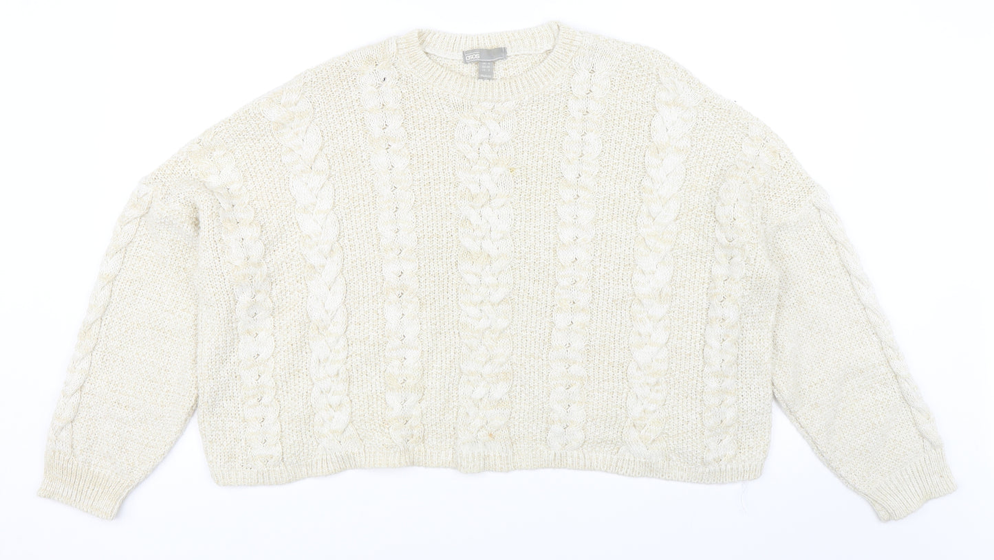 ASOS Womens Beige   Pullover Jumper Size 6